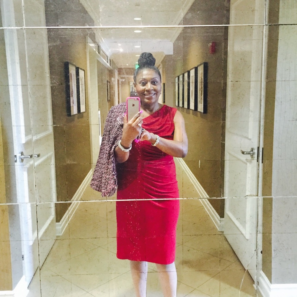 R & L Richards Red Dress